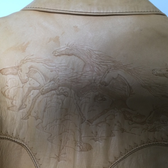 SANTA FE LEATHER Co 70s Western Deerskin Jacket - Picture 6 of 11